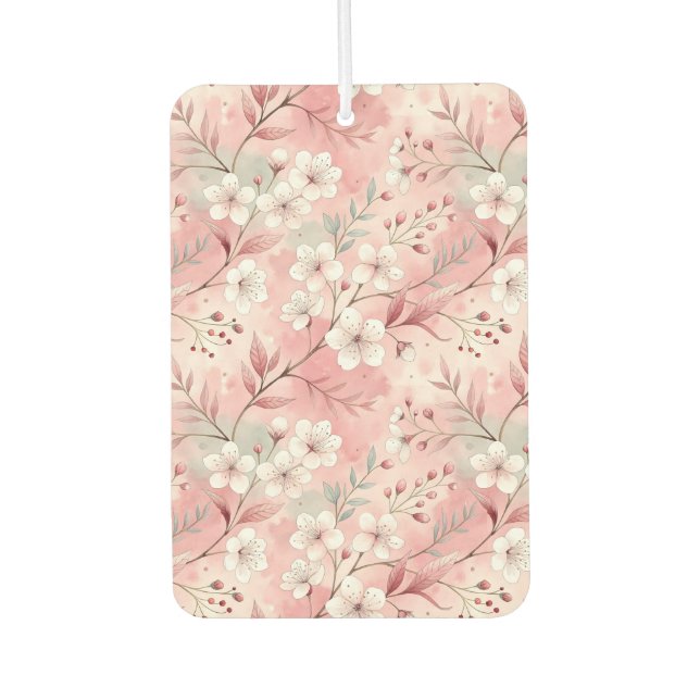 Ambientador Patrón de Flor de Sakura Rosa  (Anverso)