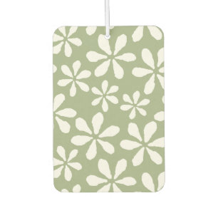 Ambientador Patrón de Flor Moderno Chic Verde Salvia Femenino