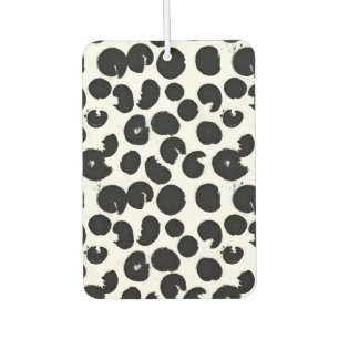 Ambientador Patrón De Impresión De Leopardo Blanco Y Negro
