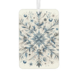 Ambientador Patrón de invierno de copo de nieve retro