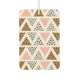 Ambientador Patrón de leopardo chic y triángulo rosa
