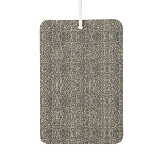 Ambientador patrón de piel de serpiente marrón | (Anverso)