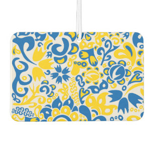 Ambientador Patrón folclórico con los colores de la bandera uc