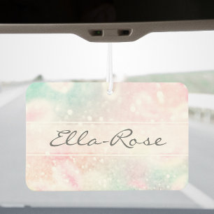 Ambientador Patrón Girly del Purpurina rosa de Glam Pastel