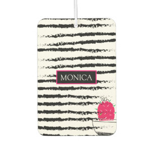 Ambientador Patrón rayado de Cactus rosado