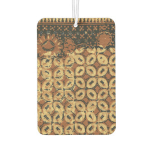 Ambientador Patrón vintage de batik indonesio Kawung rústico