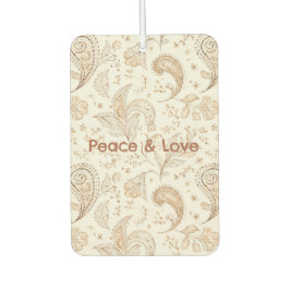 Ambientador Paz Amor Bohemio Hippie Sesenta Estampado de Cache