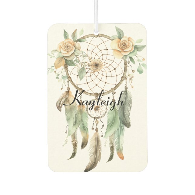 Ambientador Peach Floral Green Dream Catcher (Anverso)