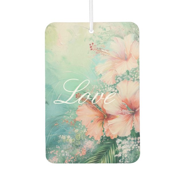 Ambientador Peach White Hibiscus Floral Love (Anverso)