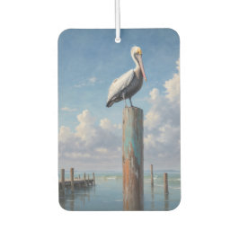 Ambientador Pelican en un poste de pontón meteorológico