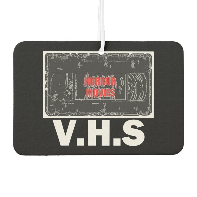 Ambientador Películas de terror V.H.S White (Anverso)