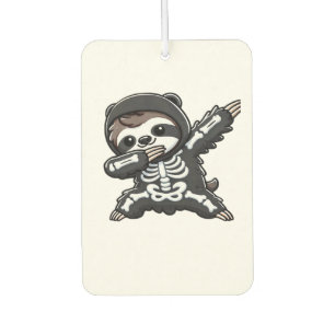 Ambientador Perezoso Halloween Esqueleto Niños Mujeres Hombres