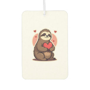 Ambientador Perezoso Vintage San Valentín Diseño de Amor Retro