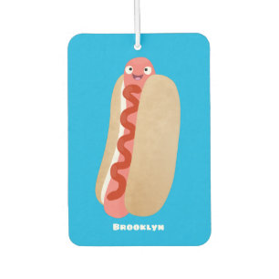 Ambientador Perro caliente divertido lindo personalizado Weine