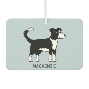 Ambientador Perro Collie de Frontera Galés Nombre Personalizad