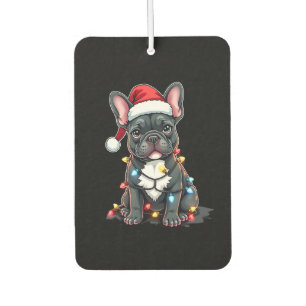 Ambientador Perro de Navidad Bulldog Francés Xmas Frenchie 3