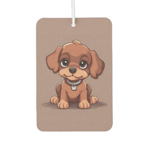 Ambientador Perro marrón lindo
