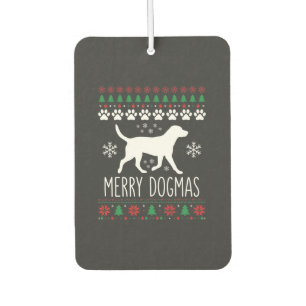 Ambientador Perro Vector de Navidad de Dogmas Alegres