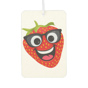 Ambientador Personaje Genial de Fresa – Arte Divertido de Frut