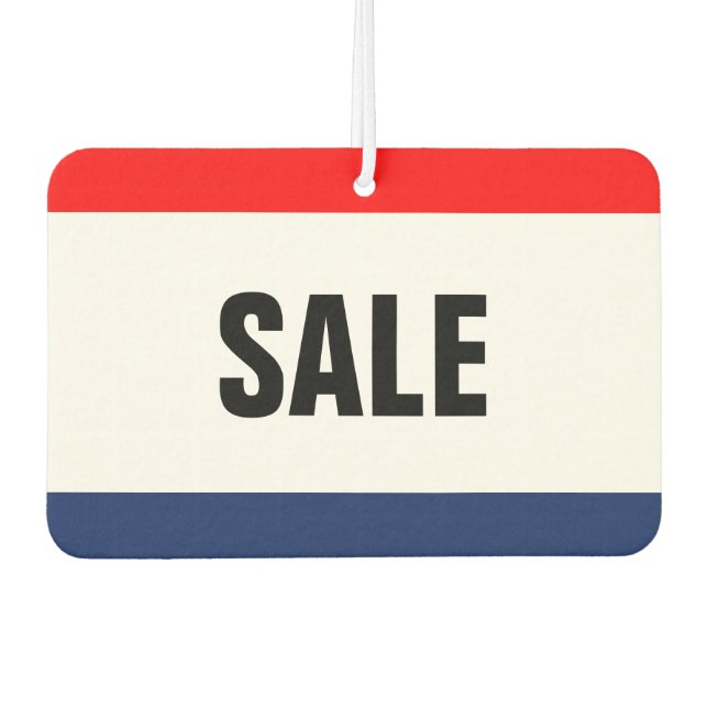 Ambientador Personalizable de promoción de venta de automóvile (Anverso)