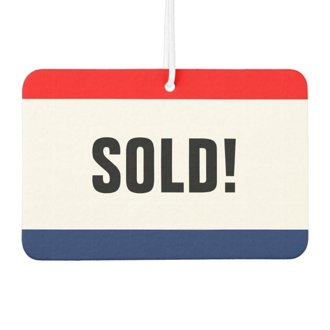 Ambientador Personalizable de promoción de venta de distribuci (Anverso)