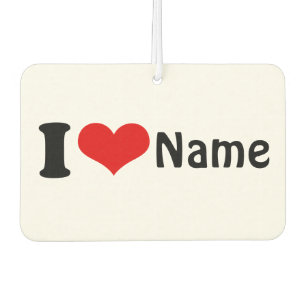 Ambientador Personalizable Día de San Valentín Amo Personaliza