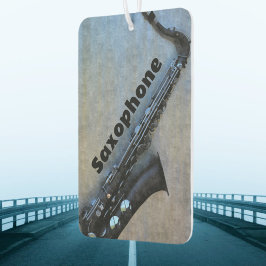 Ambientador Personalizable saxofón Jazzy Saxy Blues