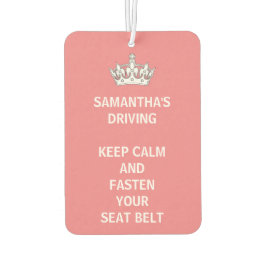 Ambientador Personalizada Graciosa Niña Mantiene La Calma Mane