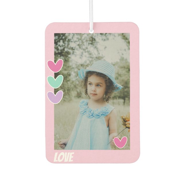 Ambientador Personalizado 2 Foto Y 2 Nombre (Anverso)