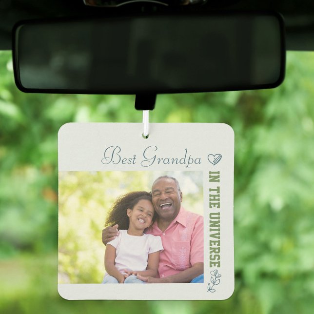 Ambientador Personalizado 2 Fotos - El mejor abuelo del univer (Subido por el creador)