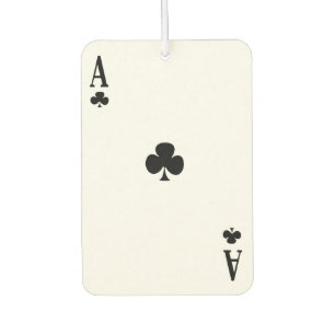 Ambientador Personalizado Air Freshener - As de Clubs