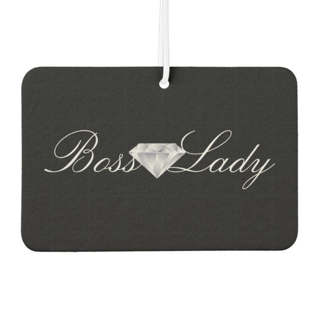 Ambientador Personalizado Air Freshener - Diamond Bosse Lady (Anverso)
