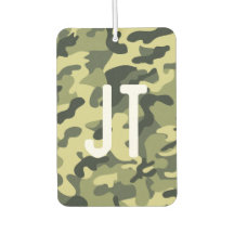 Personalizado Air Freshener - Iniciales de camufla
