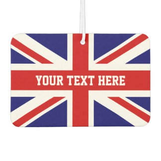 Ambientador Personalizado British Union Jack bandera coche pro