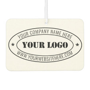 Ambientador Personalizado Business Logo Text Company Air Fresh