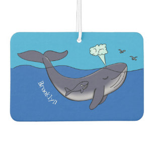 Ambientador Personalizado caprichoso de ballenas y terneros