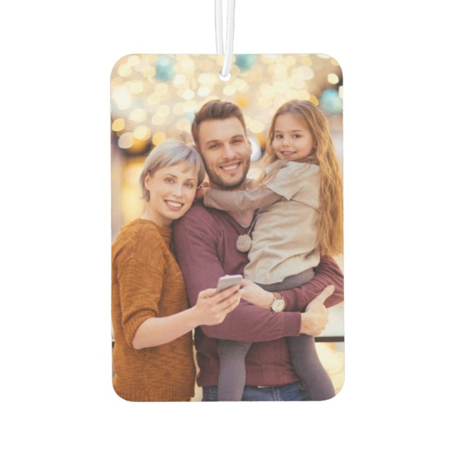 Ambientador Personalizado Car Air Freshener de la foto (Reverso)