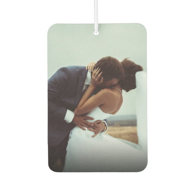 Ambientador personalizado con foto de dos caras (Anverso)
