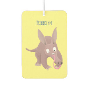 Ambientador Personalizado de aardvark gracioso