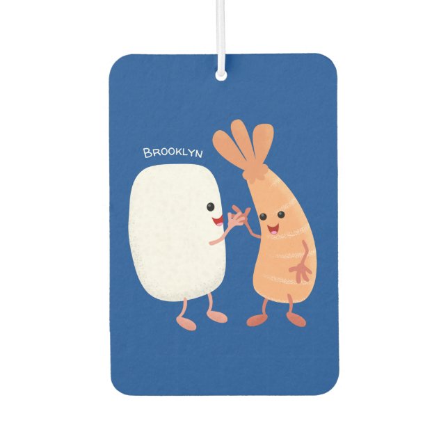 Ambientador Personalizado de amigos de la pradera de arroz dul (Anverso)