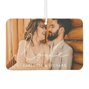 Ambientador Personalizado de amor foto de pareja Air Freshener