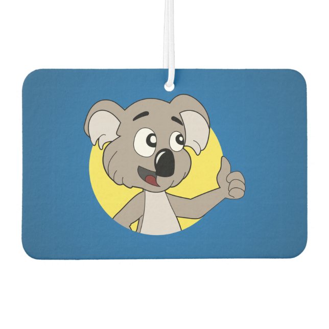 Ambientador Personalizado del oso de Koala (Anverso)