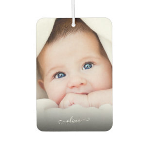 Ambientador Personalizado Foto Nombre del auto Air Freshener