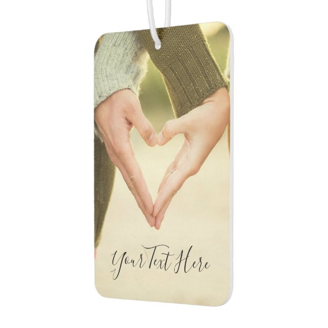 Ambientador Personalizado Foto Texto Aire Freshener Tu Propio  (Izquierda)