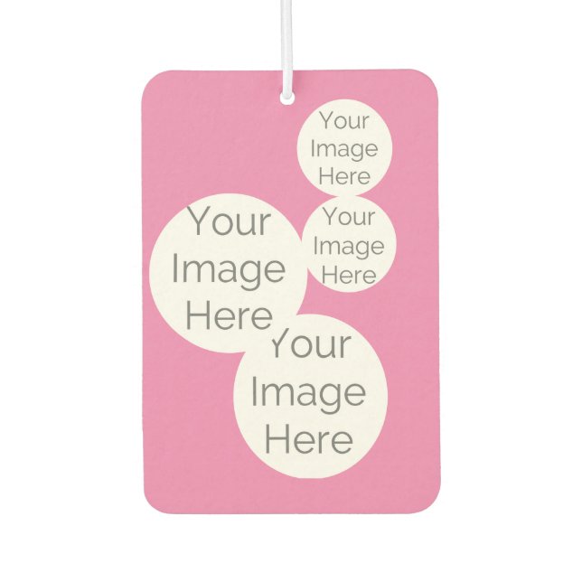 Ambientador Personalizado Photo Car Air Freshener - Diseño Ros (Anverso)