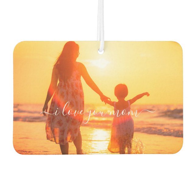 Ambientador Personalizado Photo Car Air Freshener - Te Amo Mam (Anverso)