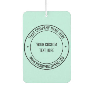 Ambientador Personalizado Texto y colores Fresener de aire pro