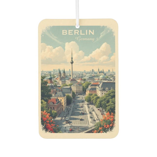 Ambientador Personalizado Textos Berlín, Alemania (Anverso)
