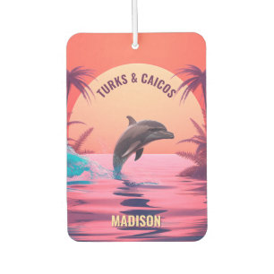 Ambientador Personalizado Textos Turcos y Caicos Delfín