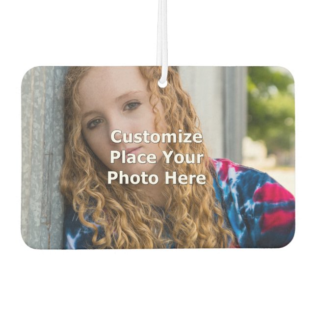Ambientador Personalizar con su foto (Anverso)